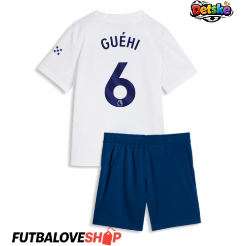 Dres Manchester City Marc Guehi #6 Tretina pre deti 2026-27 Krátky Rukáv (+ trenírky)